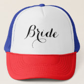 Custom Bride Trucker Hat - Perfekt für Hochzeit Truckerkappe (Vorderseite)