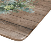 Custom Bridesmaid Brautparty gibt Grünflächen Schneidebrett (Ecke)