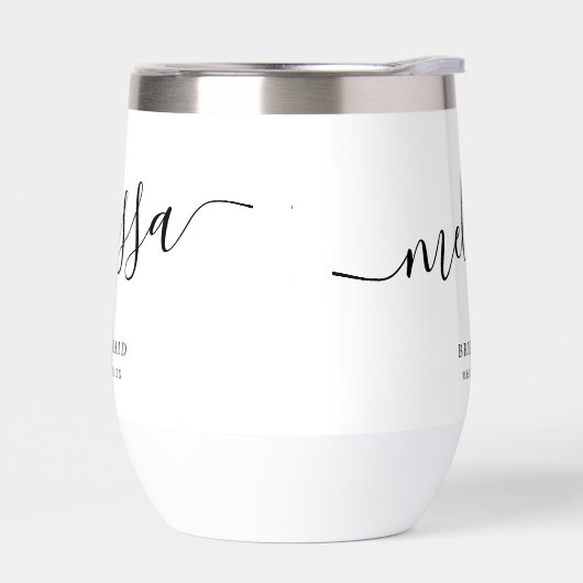 Custom Bridesmaid Bride Elegante Script Kalligraph (Links)