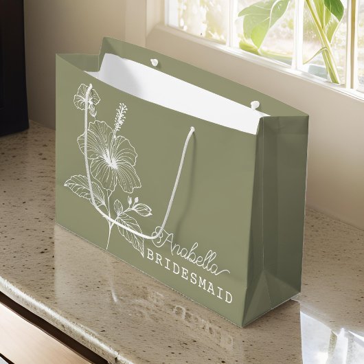 Custom Bridesmaid Geschenktasche, Bachelorette Ges Große Geschenktüte