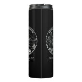 Custom Bridesmaid Gift Wüste Junggeselinnen-Abschi Thermosbecher (Rückseite)