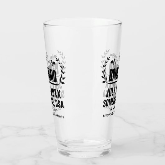 Custom Bridesmaid Glas (Links)