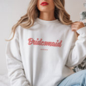 Custom Bridesmaid Name Bachelorette Polterabend Sweatshirt