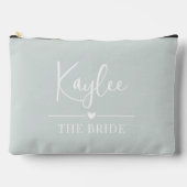 Custom Bridesmaid Proposal Pouch, Mrs Wedding Gift Zubehörtasche (Vorderseite)