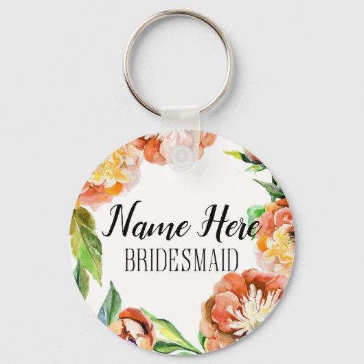 Custom Bridesmaid Schlüsselanhänger (Vorderseite)