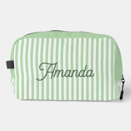 Custom Bridesmaid Striped Cosmetic Bag Waschbeutel