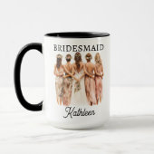 Custom Bridesmaid Tasse, Junggeselinnen-Abschied G Tasse (Links)