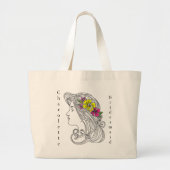 Custom Bridesmaid Totbeutel Jumbo Stoffbeutel (Vorne)