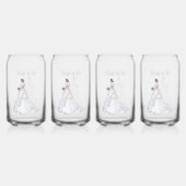 Custom Bridge to be Brautparty Wedding Dress Dosenglas (Hinten)