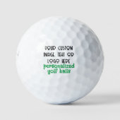 Custom Bridgestone Golf Balls - Personalisiertes G Golfball (Vorderseite)