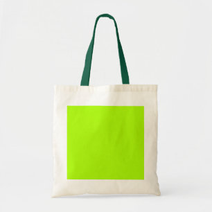 Custom Bright Lime Green Tragetasche
