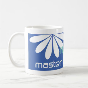 Custom Bright White Blue Master Gardener Kaffeetasse