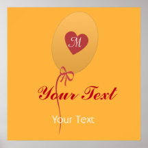 Custom Bright Yellow Balloon Baby Party Geburtstag