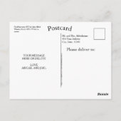 Custom British Country Fox Hunt Scene Horseman Postkarte (Rückseite)