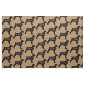 Custom Brittany Dog Fabric Stoff (Fat Quarter (45,7 x 55,9 cm))