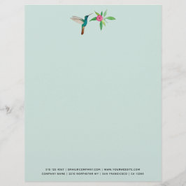 Custom Broad-Billed Hummingbird Briefbogen