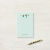 Custom Broad-Billed Hummingbird Post-it Klebezettel (Auf Schreibtisch)
