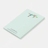 Custom Broad-Billed Hummingbird Post-it Klebezettel (angewinkelt)