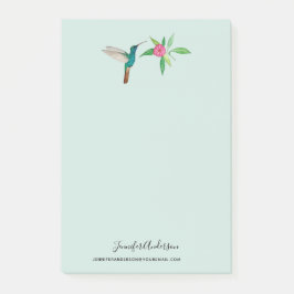 Custom Broad-Billed Hummingbird Post-it Klebezettel