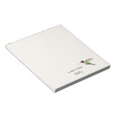 Custom Broad-tails Hummingbird Notepad Notizblock (angewinkelt)