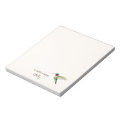 Custom Broad-tails Hummingbird Notepad Notizblock (Rotiert)