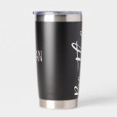 Custom Brother Est. | Bruder wird neuer Bruder Thermobecher (Rechts)