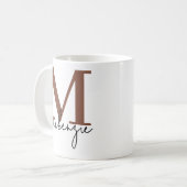 Custom Brown Graduation Mug Gift for Her or Him  Kaffeetasse (Vorderseite Links)