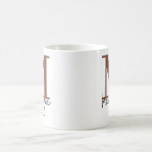 Custom Brown Graduation Mug Gift for Her or Him  Kaffeetasse (Mittel)