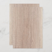Custom Brown Holz Look Board Elegant Blank (Vorne/Hinten)