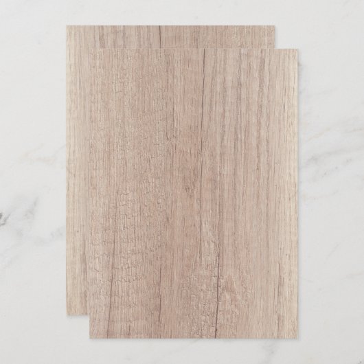 Custom Brown Holz Look Board Elegant Blank (Vorne/Hinten)