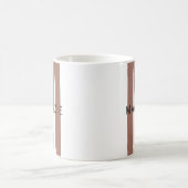 Custom Brown Monogram Mug Gift for Aunts & Women Kaffeetasse (Mittel)