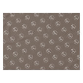 Custom Brown Restaurant Trade Show Logo Business Tischdecke (Vorderseite (Horizontal))