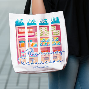 Custom Brush Strokes Pharmacy Technique Tasche