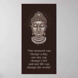 Custom Buddha Quote Poster