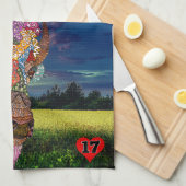 Custom Buffalo American Bison Kitchtuch Geschirrtuch (Viertel Falte)