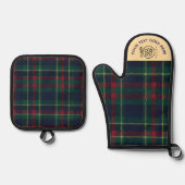 Custom Buffalo Kariert Kitchen Scottish Style Ofenhandschuh & Topflappen-Set (Vorderseite)