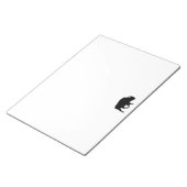 Custom Buffalo-Silhouette Notizblock (angewinkelt)