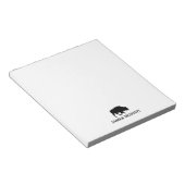 Custom Buffalo-Silhouette Notizblock (angewinkelt)