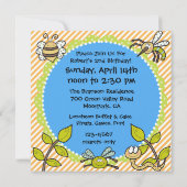 Custom Buggy Geburtstagsparty Geburtstagseinladung Einladung (Rückseite)