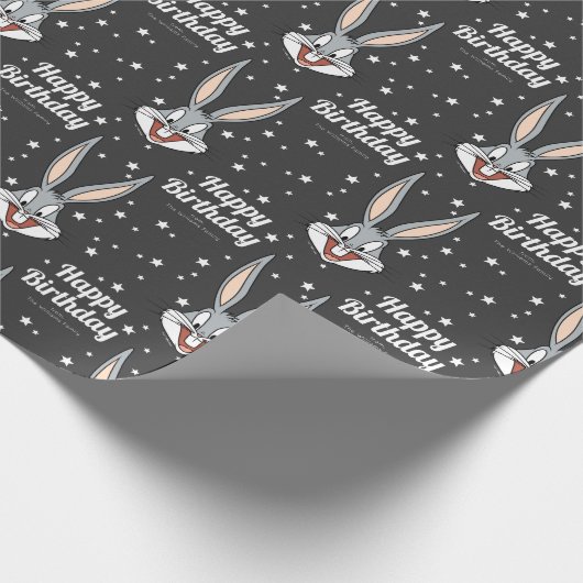 Custom BUGS BUNNY™ Happy Birthday Geschenkpapier (Ecke)