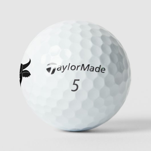 Custom Bull Taylor Made TP5, 12 Pack Golf Balls Golfball (Logo)