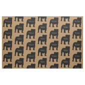 Custom Bulldog Dog Fabric Stoff (Fat Quarter (45,7 x 55,9 cm))