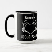 Custom BUNCH HOCUS POCUS Skeleton Hands Herz Tasse (Links)