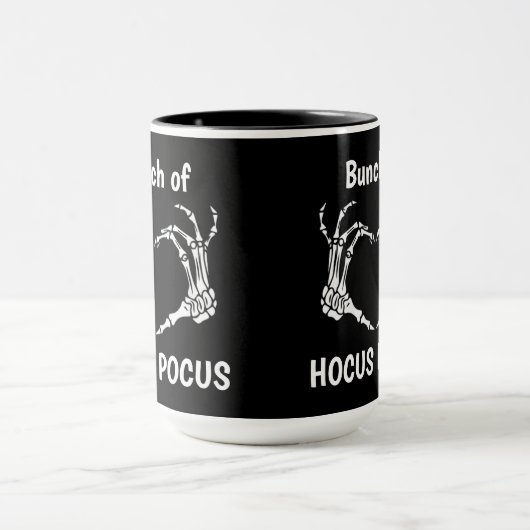 Custom BUNCH HOCUS POCUS Skeleton Hands Herz Tasse (Zentrum)