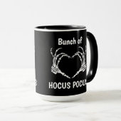 Custom BUNCH HOCUS POCUS Skeleton Hands Herz Tasse (VorderseiteRechts)