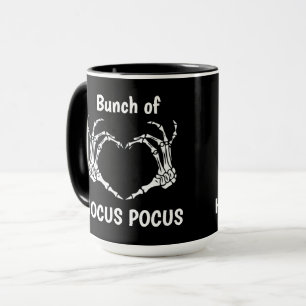 Custom BUNCH HOCUS POCUS Skeleton Hands Herz Tasse