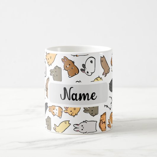 Custom bunny mug kaffeetasse (Mittel)