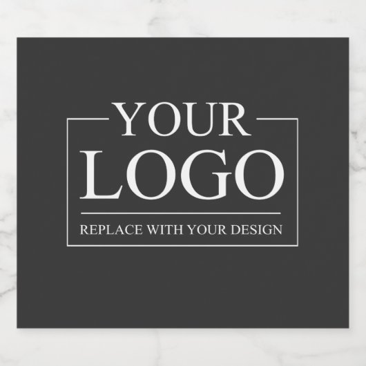 Custom Business ADD LOGO Company Professional Schaumweinetikett (Einzelnes Label)