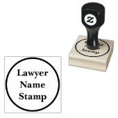 Custom Business Address Stamp  Minimal Round Style Gummistempel (Stempel)