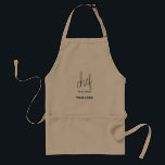 Custom Business Apron Inline Logo Employee Staff Schürze<br><div class="desc">Easily personalize this custom apron with your own inline horizontal company logo, business slogan, and website address. Promotional aprons custom branded with your business logo can be a uniform for employees, wait staff, and workshops, or promotional giveaways for customers. This apron with pockets is ideal for a catering company, chef,...</div>